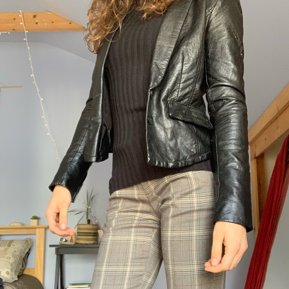 Free People Leather Jacket
